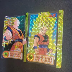 Dragon Ball Z Carddass Saiyan 3 Goku Super Battle Card Set Used - Image 3