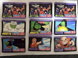 Dragon Ball Z Card Set Super Barcode Wars 64 Cards Carddass Used - Image 5