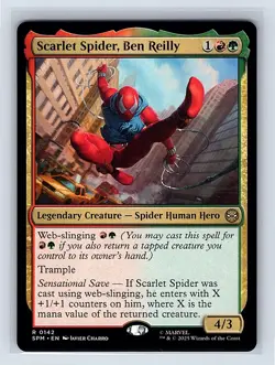 Scarlet Spider, Ben Reilly #142 Regular Rare MTG 2025 Marvel's Spider-Man (SPM) - Image 1
