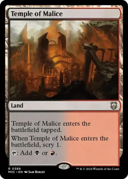 Temple of Malice 389 MTG Commander M3C Rare NP - Image 1