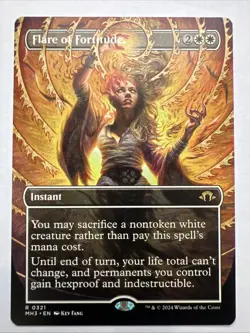 MTG Flare of Fortitude (Borderless) Modern Horizons 3 NM - Image 1