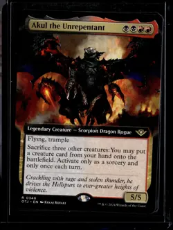 Akul The Unrepentant - 346 - OTJ - NM - MTG Magic the Gathering - Image 1