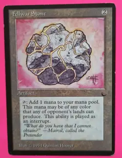 Magic the Gathering MTG The Dark FELLWAR STONE LP/EX U 1994 Nice! - Image 1