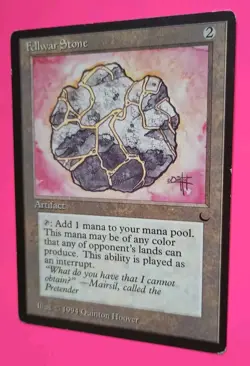 Magic the Gathering MTG The Dark FELLWAR STONE LP/EX U 1994 Nice! - Image 4