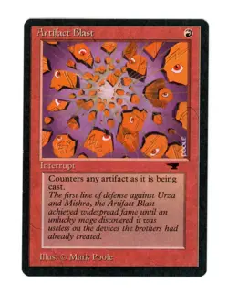 Artifact Blast - MTG Magic the Gathering - Antiquities NM - Image 1