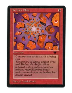 Artifact Blast - MTG Magic the Gathering - Antiquities LP - Image 1