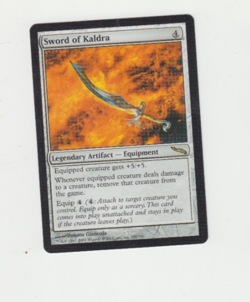 Sword of Kaldra *Mirrodin* MTG Magic the Gathering other cards ship free - Image 1