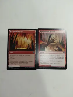 2x Spikefield Hazard Spikefield Cave MTG Zendikar Rising NM Magic Regular - Image 1