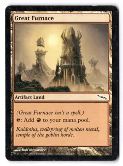 Great Furnace MP* Mirrodin ENGLISH 282/306 mtg -UnltdCards - Image 1