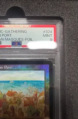 MTG Rishadan Port Foil PSA 9 Mint 1999 Mercadian Masques English #324 Vintage - Image 2