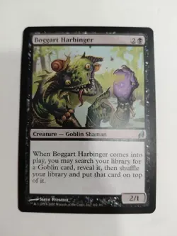 Magic the Gathering MTG Boggart Harbinger (102) Lorwyn Goblin Black Shaman NM - Image 1
