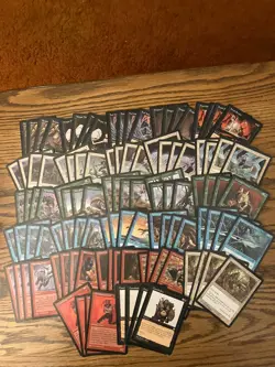 Mtg Stronghold Lot x100 - Magic the Gathering Mtg Cards Stronghold Edition - Image 1