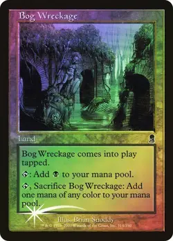 Odyssey MTG FOIL Bog Wreckage Magic - Image 1