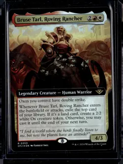 Bruse Tarl, Roving Rancher - 350 - Foil - OTJ - NM - MTG Magic the Gathering - Image 1