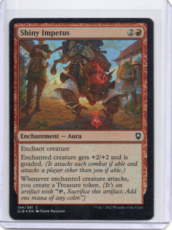 Shiny Impetus 194/361 Baldur’s Gate Foil MTG Common LP - Image 1