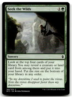 MTG Seek the Wilds C Battle for Zendikar 189 LP - Image 1