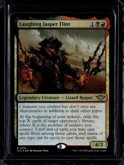 Laughing Jasper Flint - 215 - Foil - OTJ - NM - MTG Magic the Gathering - Image 1