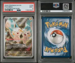 2023 POKEMON SVI EN-SCARLET & VIOLET ILLUSTRATION RARE #208 PACHIRISU PSA 9 - Image 1