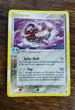 Pokemon Forretress 6/115 Ex Unseen Forces Reverse Holo Rare - Image 1