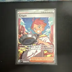 Pokemon TCG Crispin 164/142 Sv07: Stellar Crown Holo Full Art NM - Image 1