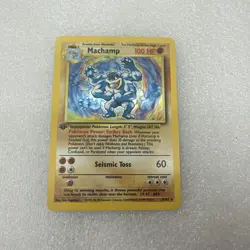 1st Edition Machamp 81/102 Holo Rare Base Set Pokemon TCG - Image 2