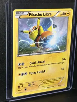 Pokemon TCG Pikachu Libre Non Holo 14/30 XY Trainer Kit NM - Image 4