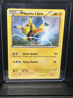 Pokemon TCG Pikachu Libre Non Holo 14/30 XY Trainer Kit NM - Image 5