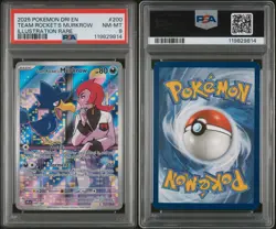 PSA 9 MINT Team Rocket’s Murkrow #200, 2025 Pokemon Destined Rivals, DRI EN - Image 1