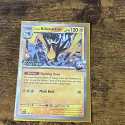 Iono's Kilowattrel SV182 Journey Together Pokemon Prerelease Promo TCG NM/LP+ - Image 1