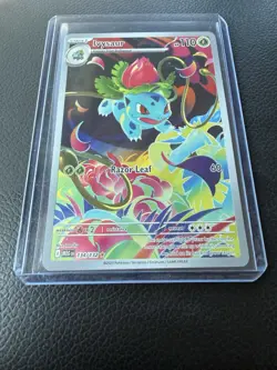 Ivysaur Illustration Rare 134/132 Near Mint Mega Evolution Pokemon TCG English - Image 1