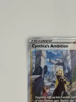 Cynthia's Ambition Full Art Holo - GG60/GG70 - Pokemon TCG Crown Zenith - NM - Image 2