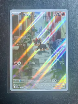 Litleo 139/132 Illustration Rare Pokemon Card Mega Evolutions - English TCG - Image 1