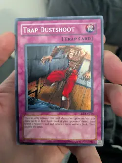 Yugioh Trap Dustshoot DB2-EN246 Common mp - Image 1