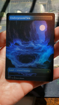 Underground Sea FOIL Original Dual Land Proxy Card Custom Art Design - Image 2