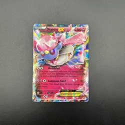 Diancie EX XY43 Black Star Promo Pokemon Card MP - Image 2