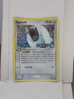 Vigoroth 50/107 Stamped UC Reverse Holo Pokemon TCG Card Deoxys - Image 1