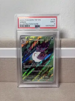 Pokemon TCG Arbok Holo Illustration Rare Card 176/162 Temporal Forces PSA 9 - Image 1