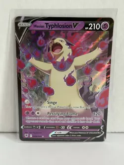 Hisuian Typhlosion V (Astral Radiance 53/189) rare Pokemon card - Image 1