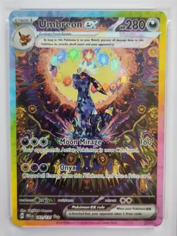 2025 Pokemon Prismatic Evolutions UMBREON EX SIR Card #161 PSA 10 - Image 4