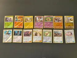 Pokemon TCG SM Cosmic Eclipse Reverse Holo Uncommon Card Lot of 14 - Image 1