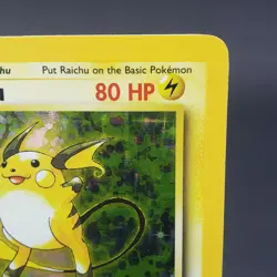 Raichu Base Set 14/102 Pokemon TCG Card Holo Rare WOTC Vintage 1999 - Image 5