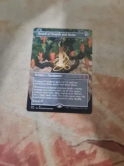 Sword Of Hearth And Home Borderless Modern Horizons 2 MTG NM - Image 1