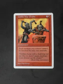 MtG 5th Edition Goblin War Drums NM $0.75 Flat Shipping VCT123678 - Image 1