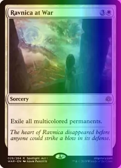 MTG Magic the Gathering Ravnica at War (28/330) War of the Spark LP FOIL - Image 1