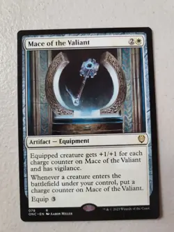 Mace of the Valiant [Phyrexia: All Will Be One Commander] Magic MTG NM - Image 1