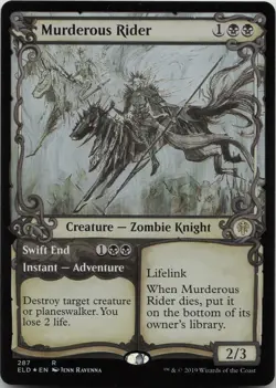 Murderous Rider (Showcase) - FOIL - R Throne of Eldraine 287 - MTG - Image 1