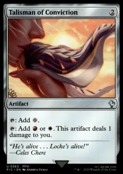 Commander: FINAL FANTASY #363 Talisman of Conviction - Image 1