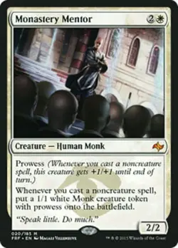 MTG Monastery Mentor, NM-Mint, English Fate Reforged - Image 1