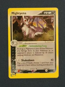 Pokemon TCG Mightyena EX Ruby & Sapphire 10/109 Holo Holo Rare - Image 1