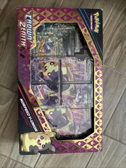 Pokemon TCG Crown Zenith (5 Packs) Premium Treasures Morpeko V Union Box Set - Image 2
